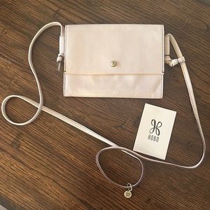 HOBO small cream/beige messenger wallet bag